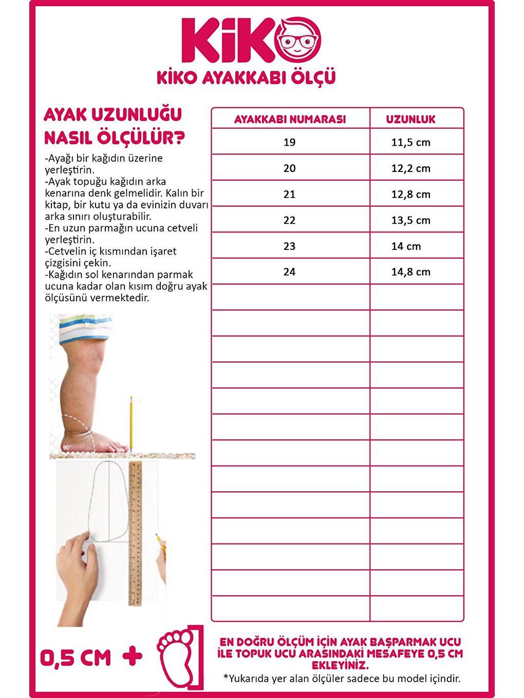 KİKO Saks Perforated Cırtlı Işıklı Erkek Bebek Spor Ayakkabı - 4