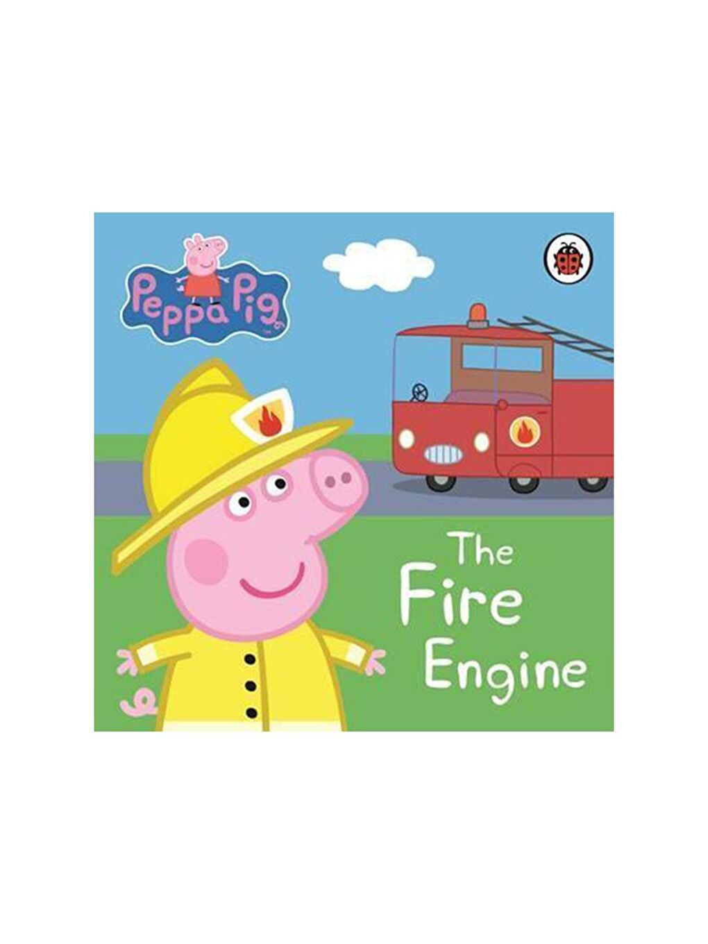 Peppa Pig Beyaz-Renklibaskı : The Fire Engine