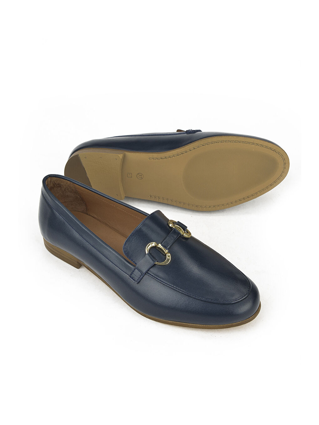 Hakiki Deri Kadın Ayakkabı 1411033Z24072 Lacivert-2