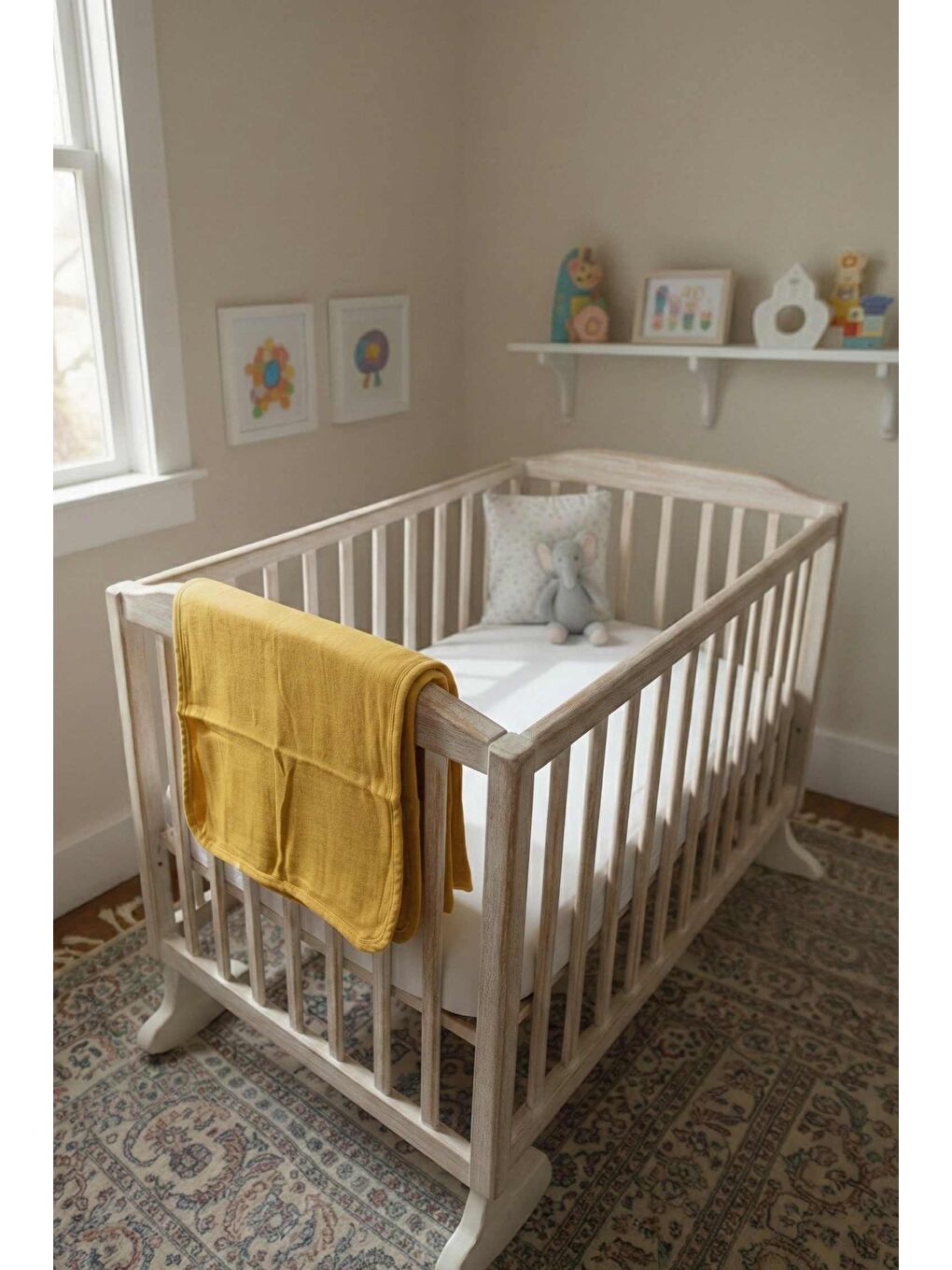 Sarı Müslin Blanket Battaniye-2