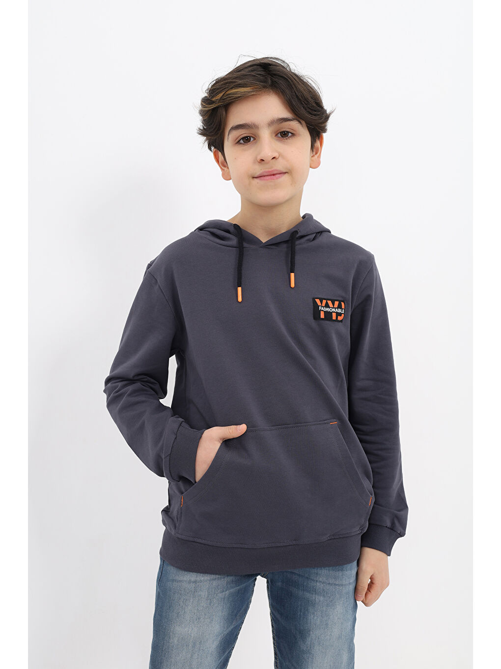 Antrasit Erkek Çocuk Sweatshirt