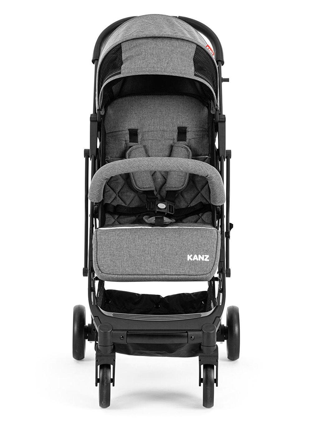 E-GO Kabin Bebek Arabası Gri-1