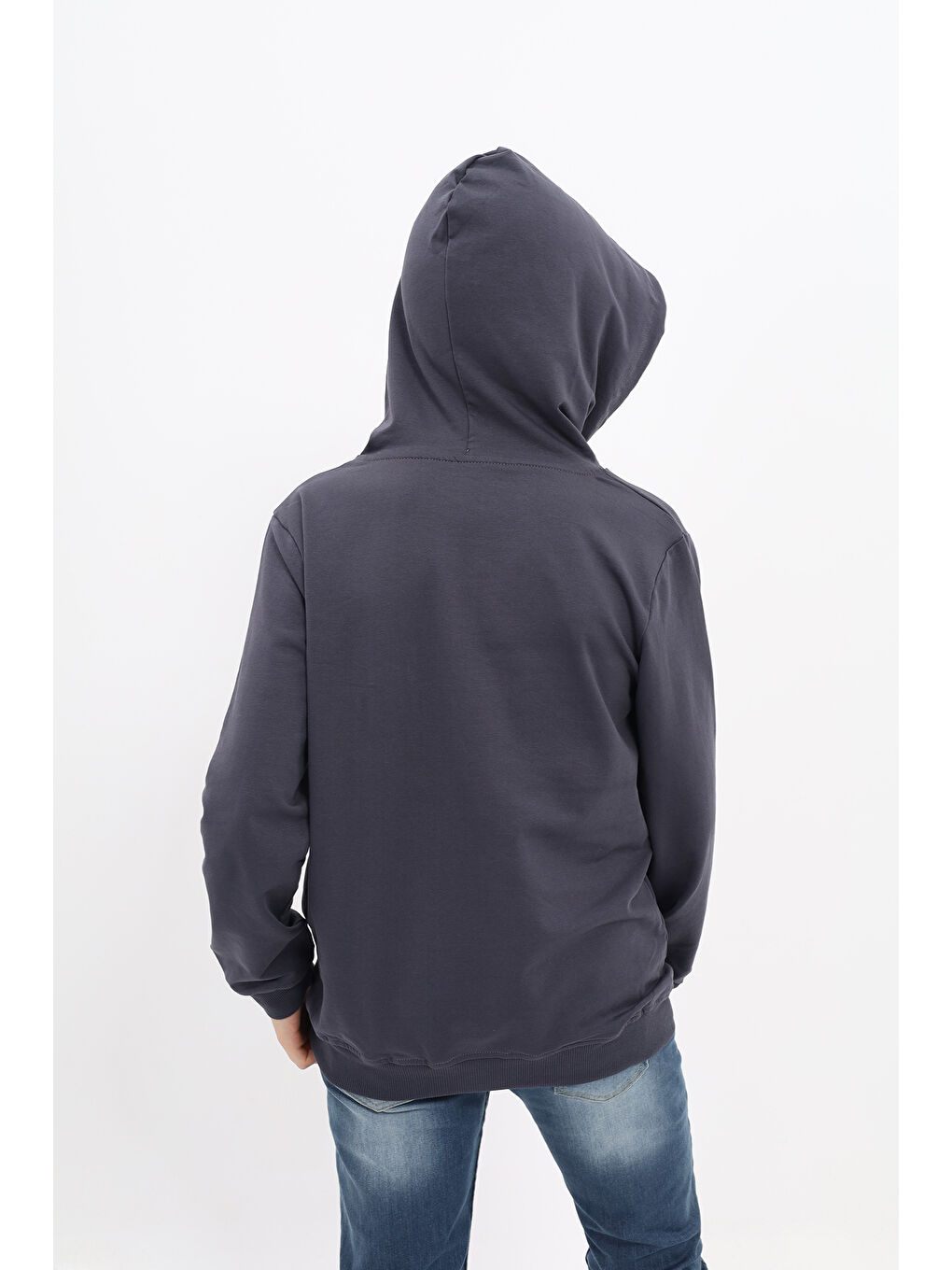 Antrasit Erkek Çocuk Sweatshirt-2