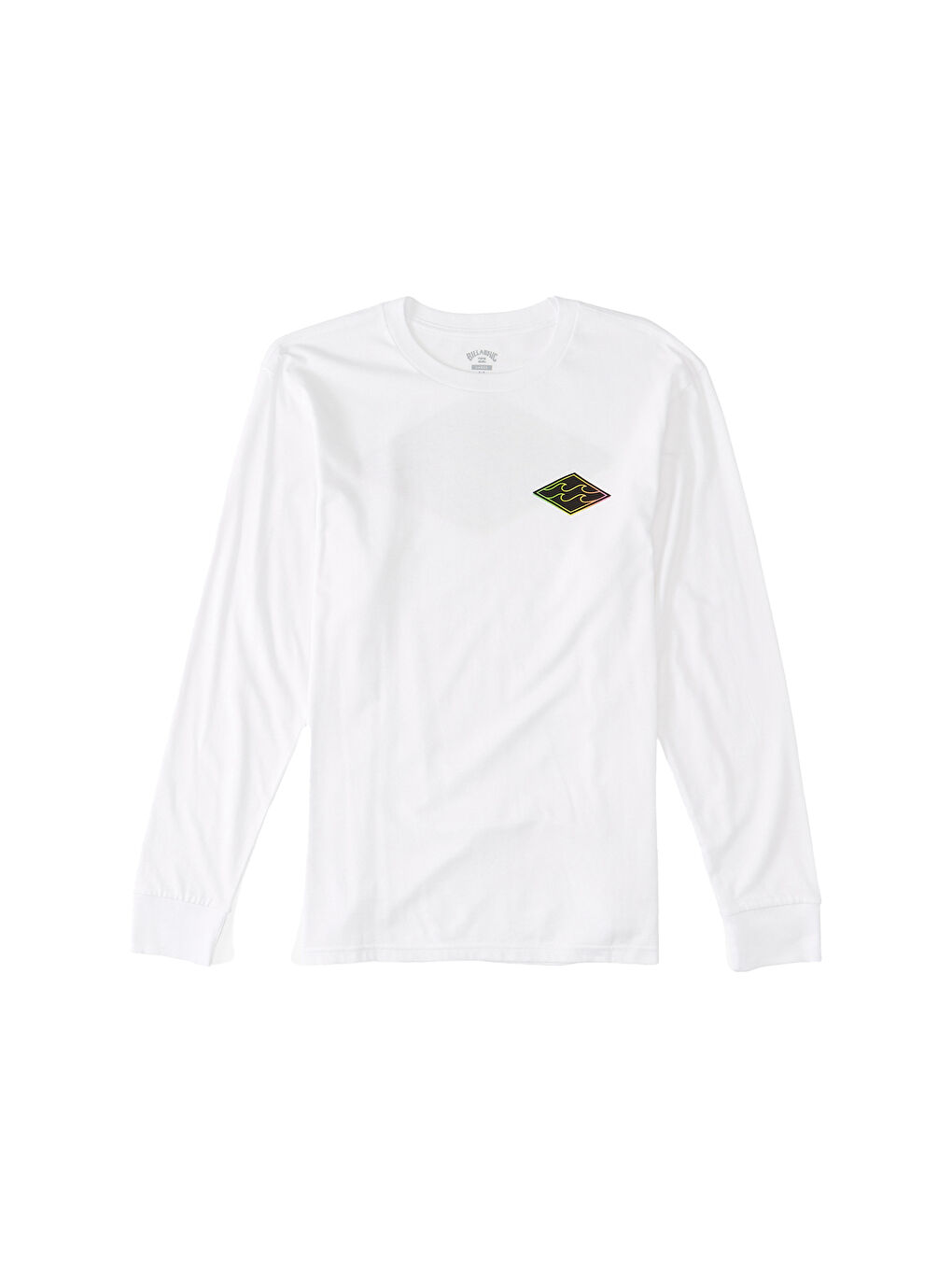 Crayon Wave Ls Erkek Beyaz Tişört-1