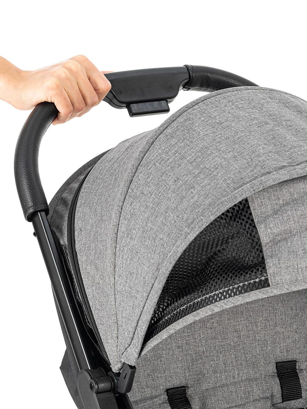 E-GO Kabin Bebek Arabası Gri-2