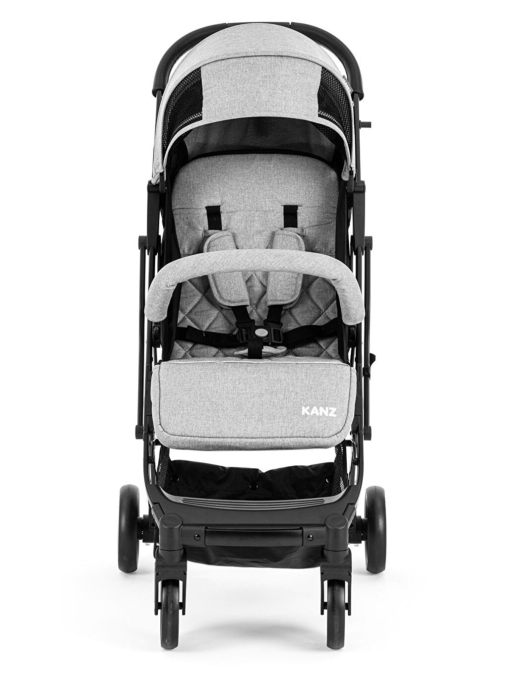 E-GO Kabin Bebek Arabası Gri-4