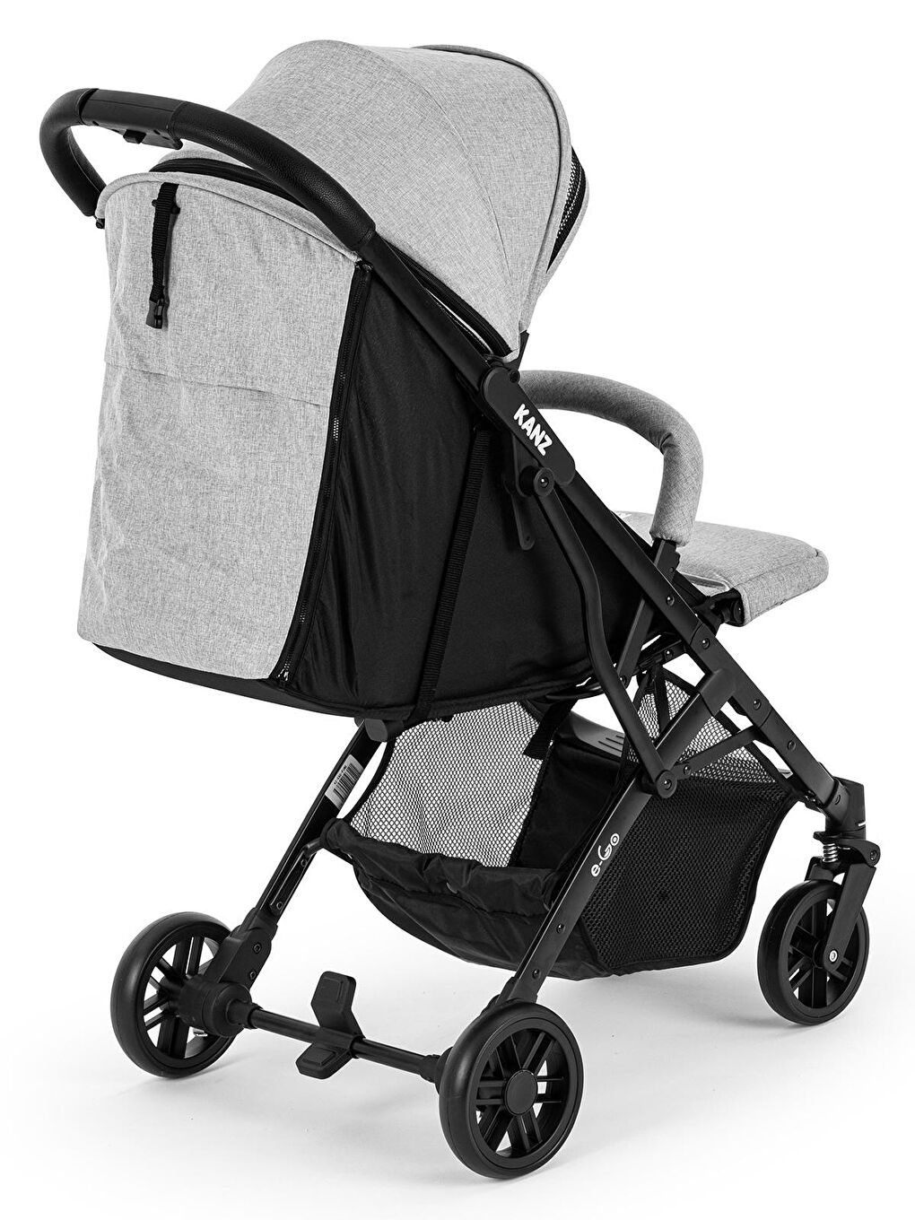 E-GO Kabin Bebek Arabası Gri-5