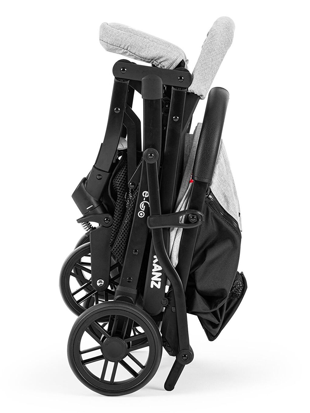E-GO Kabin Bebek Arabası Gri-6