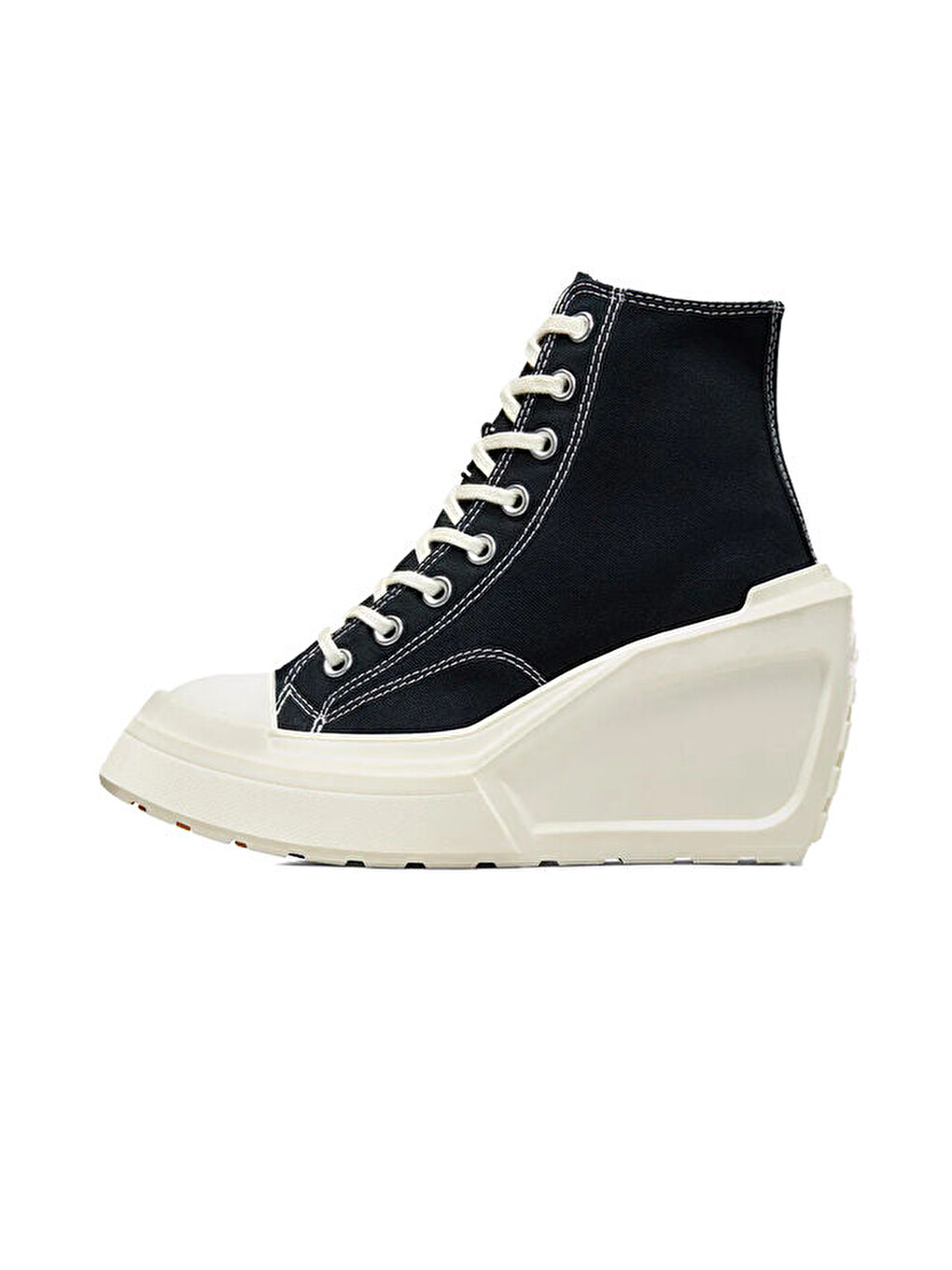 Chuck 70 De Luxe Wedge Hi Kadın Günlük Ayakkabı A06478c Siyah-1