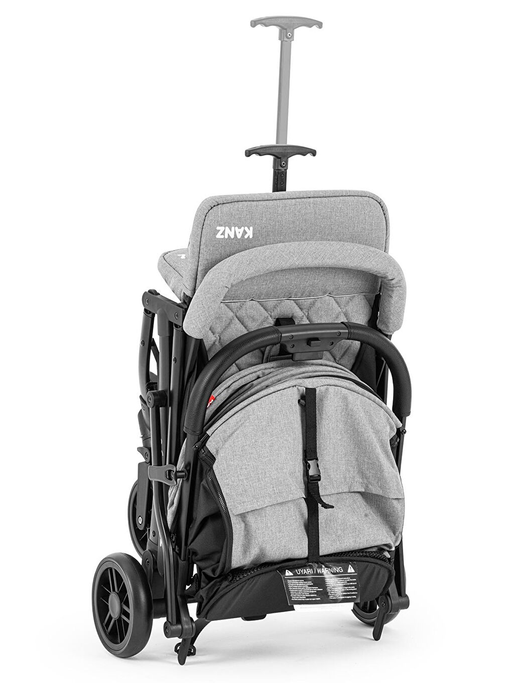 E-GO Kabin Bebek Arabası Gri-9