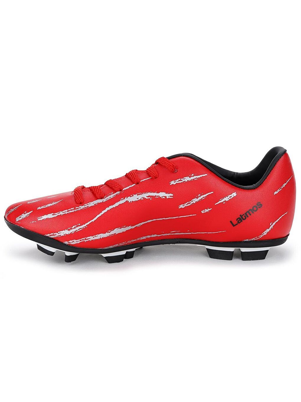Kırmızı Latmos KM Krampon Çim Saha Erkek Futbol Ayakkabı-4