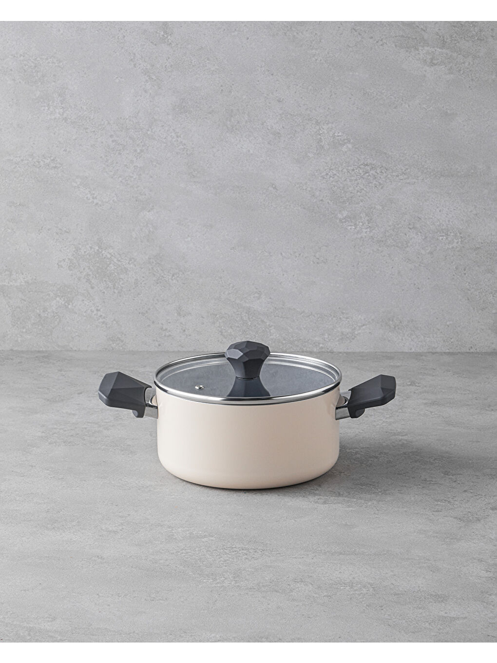 Ekru Prego CeraWell Tencere 20 cm Krem