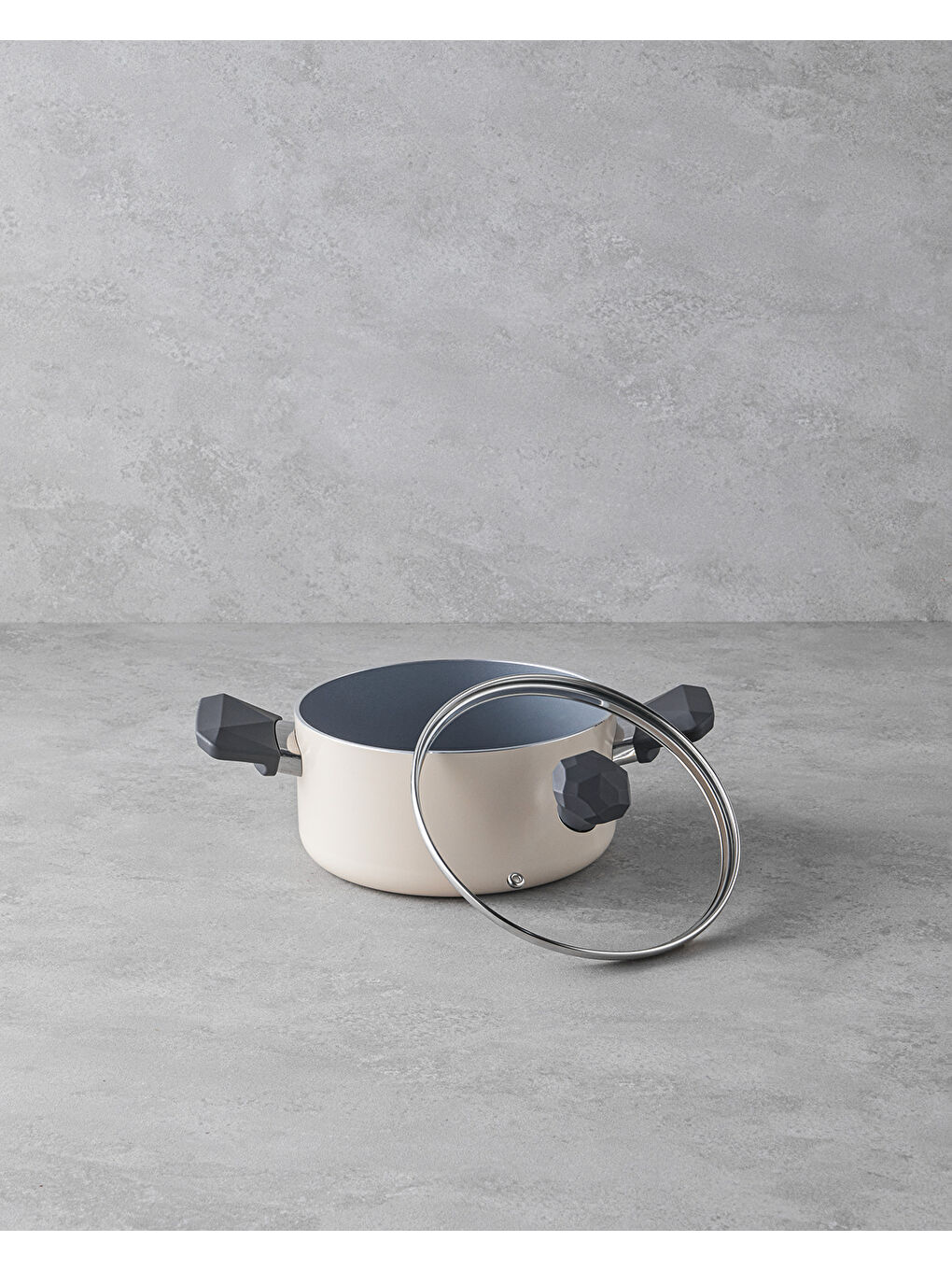 Ekru Prego CeraWell Tencere 20 cm Krem-1