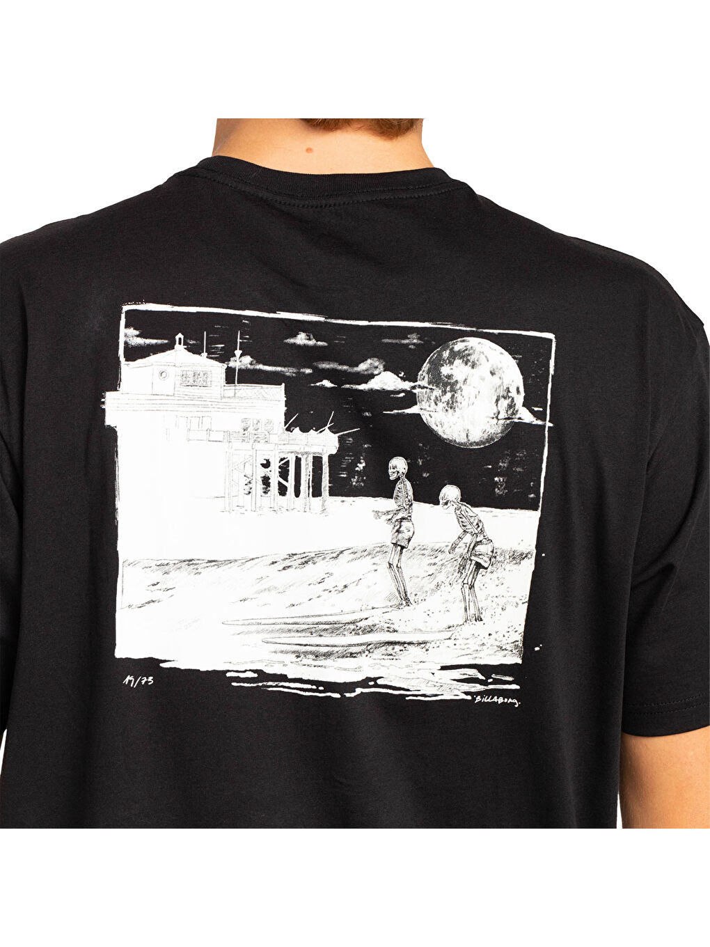 Night Ride Ss Erkek Siyah Tişört-4