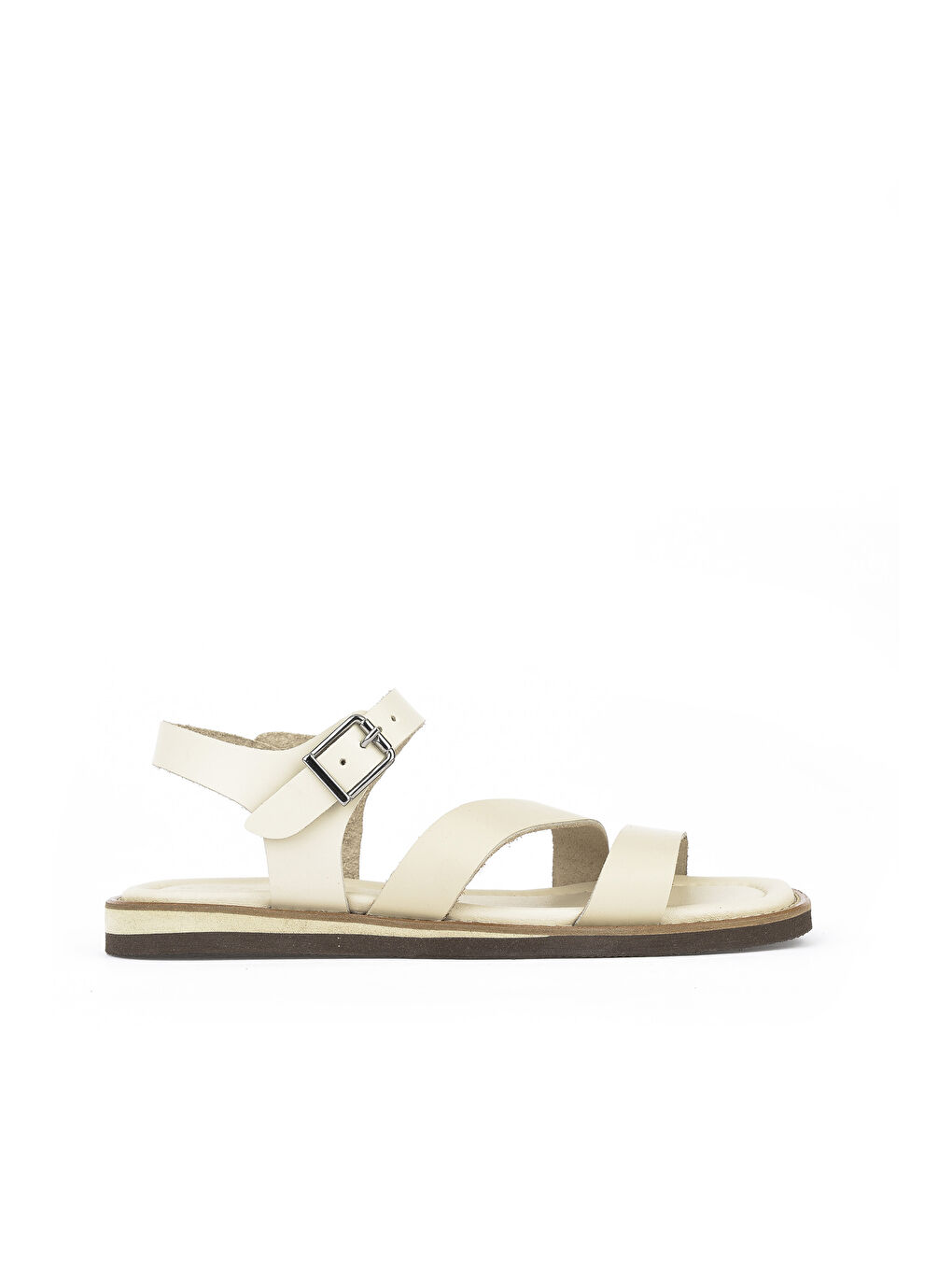 Kadın Hakiki Deri Sandalet 1411009Z410 Bej-4