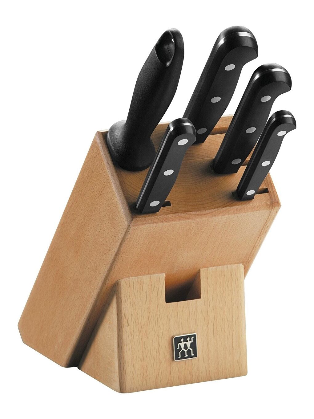 Zwilling Siyah-Gri 316970010 Twın Gourmet Blok Bıçak Seti 6 Parça