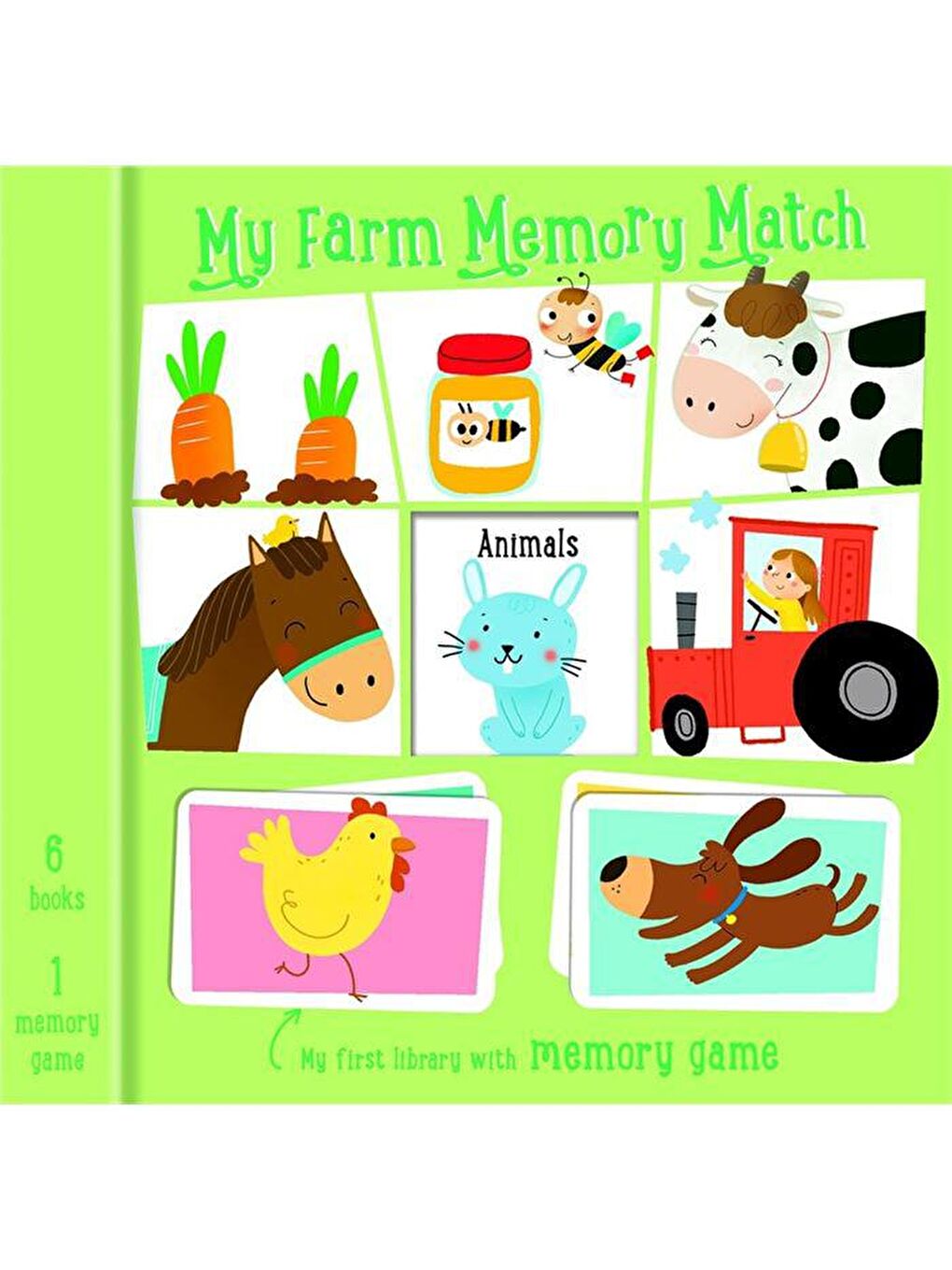 Yoyo Books Karışık Memory Match - My Farm