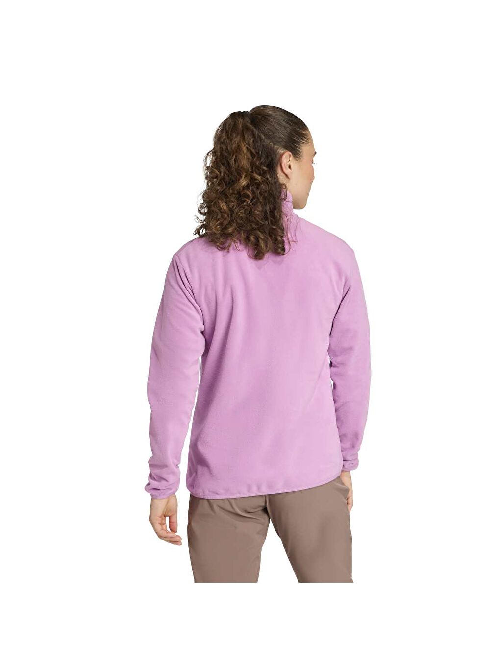 Polar MT Esseantials Kadın Pembe Dik Yaka Sweatshirt-1
