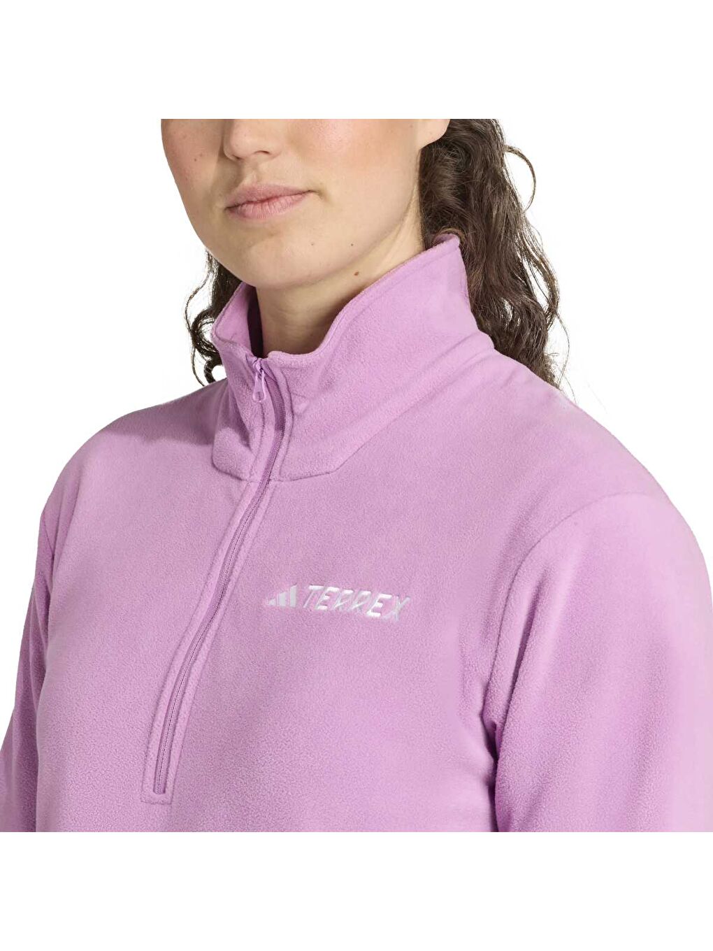 Polar MT Esseantials Kadın Pembe Dik Yaka Sweatshirt-3