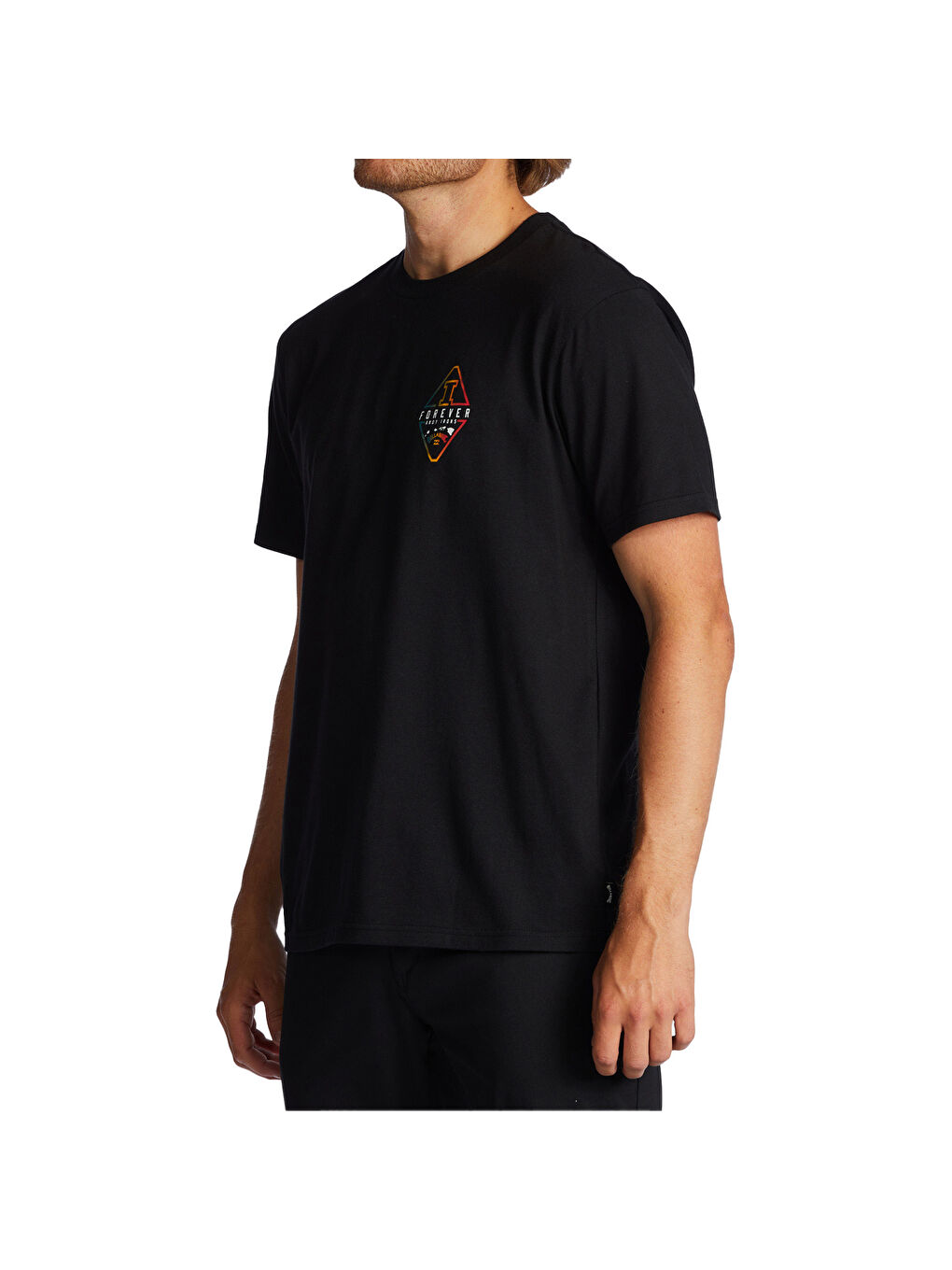 Ai Diamond Ss Erkek Siyah Tişört-3