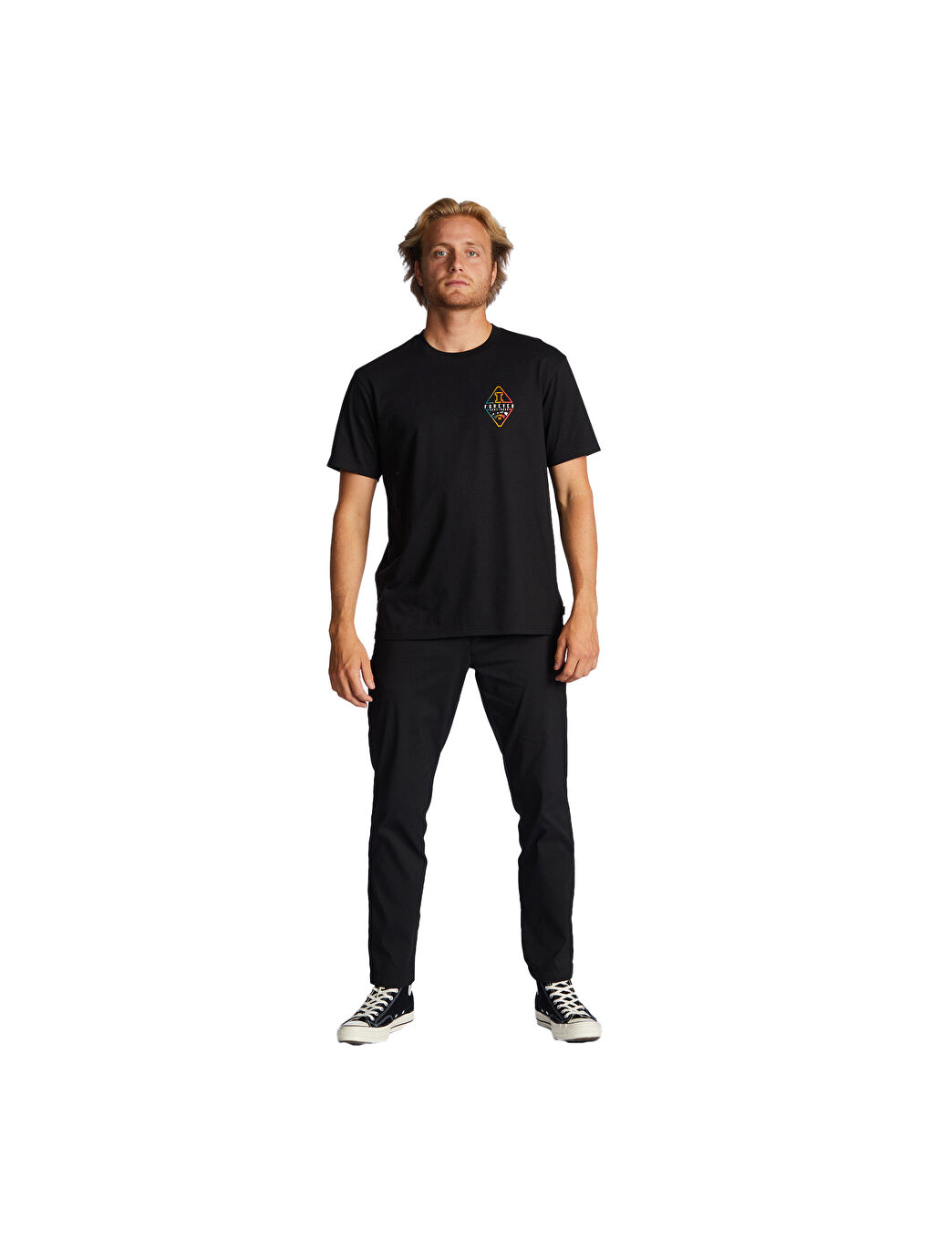 Ai Diamond Ss Erkek Siyah Tişört-5