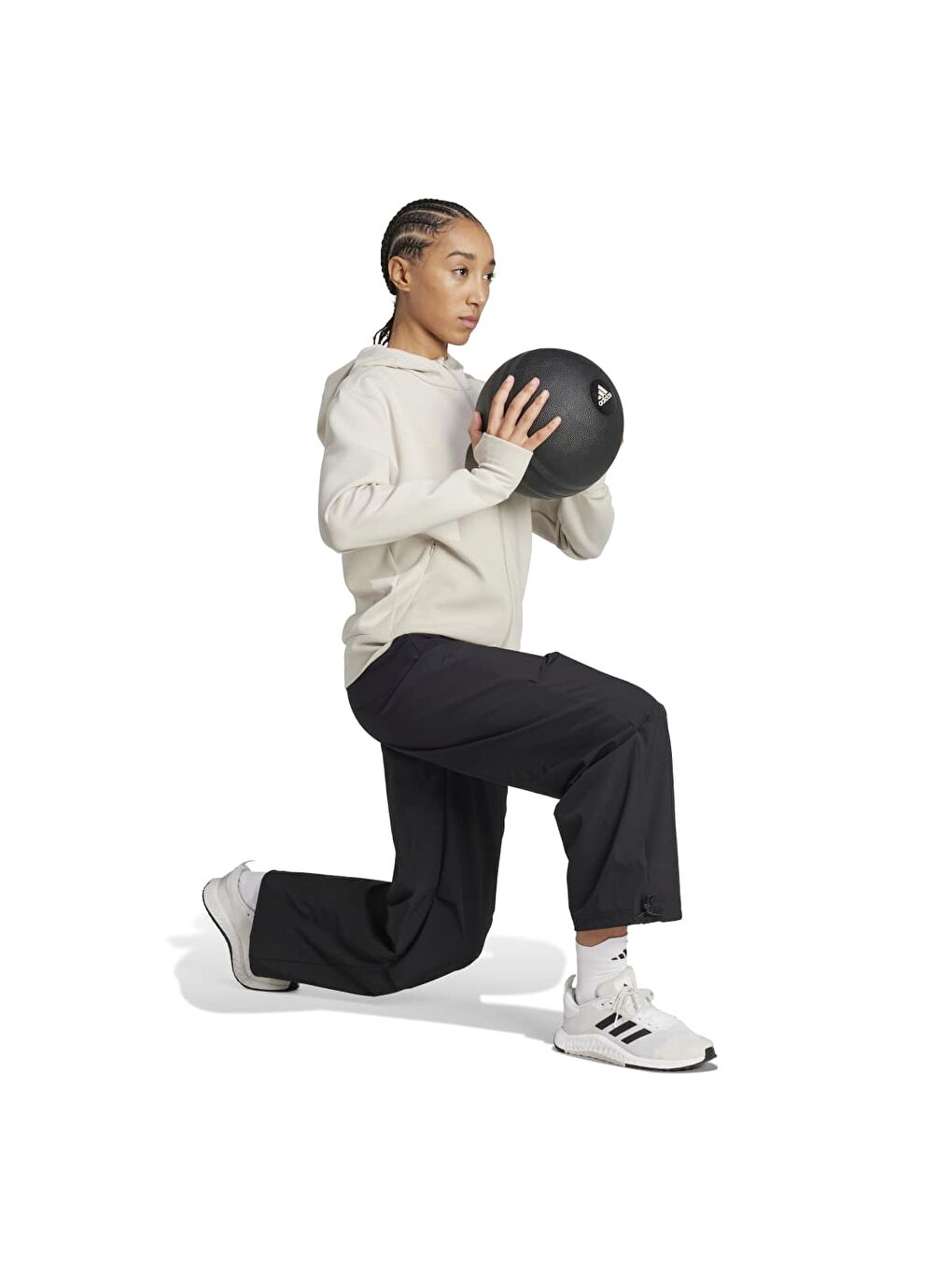 Designed For Training Kadın Bej Kapüşonlu Ceket-2