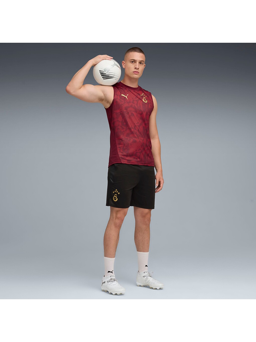 Siyah GALATASARAY Erkek Antrenman Şortu-1
