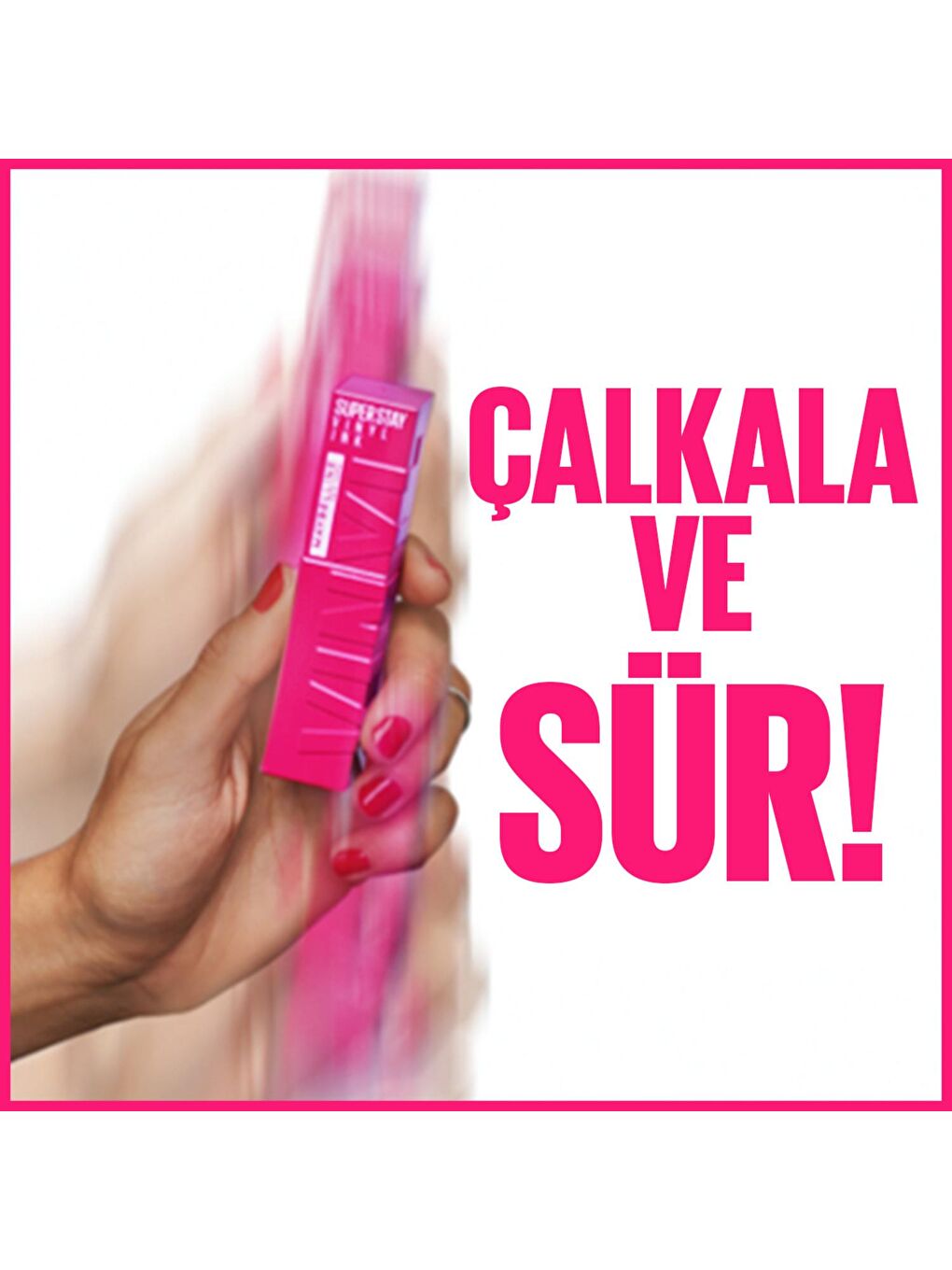 MAYBELLINE NEWYORK Pembe Super Stay Vinyl Ink Uzun Süre Kalıcı Likit Parlak Ruj 160 Sultry - 7