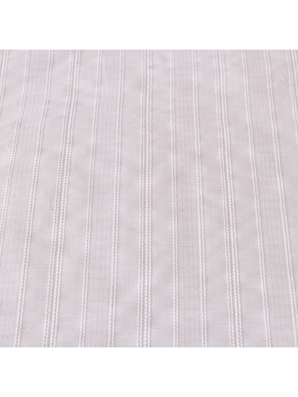 Soft Dobby Weave Çift Kişilik Nevresim Takımı - Beyaz-1