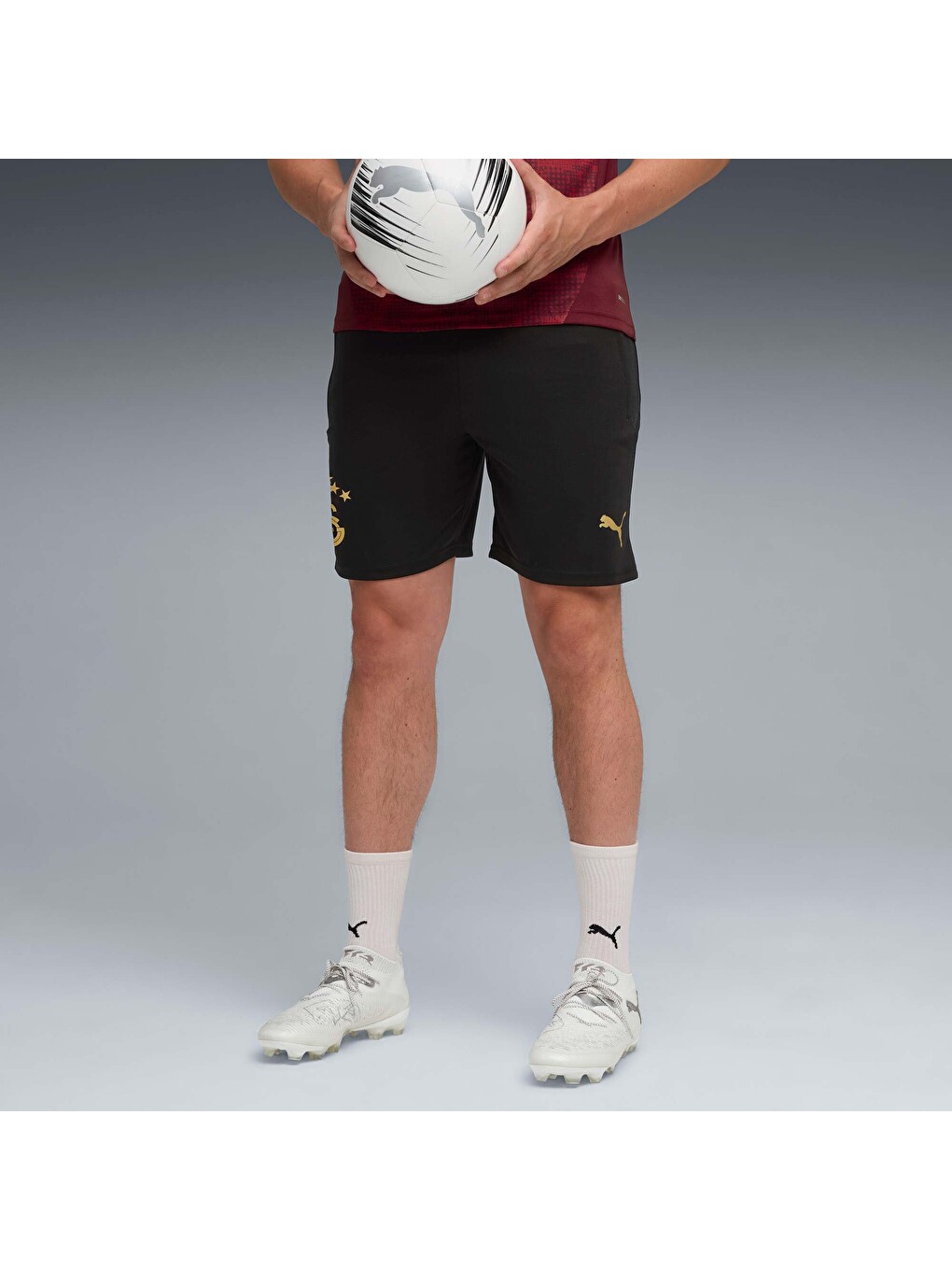 Siyah GALATASARAY Erkek Antrenman Şortu-4