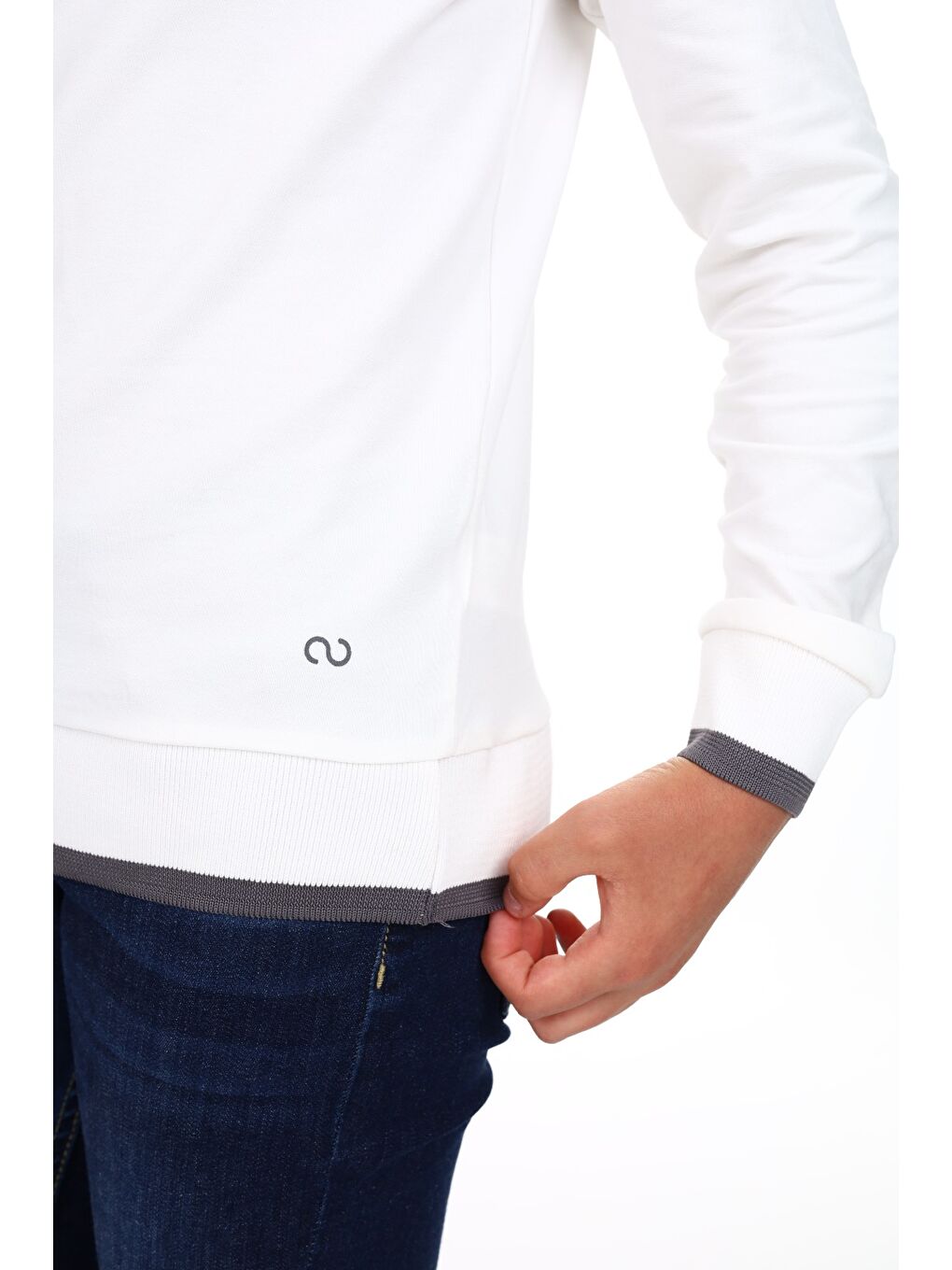 Ekru Erkek Çocuk Baskılı Sweatshirt-4