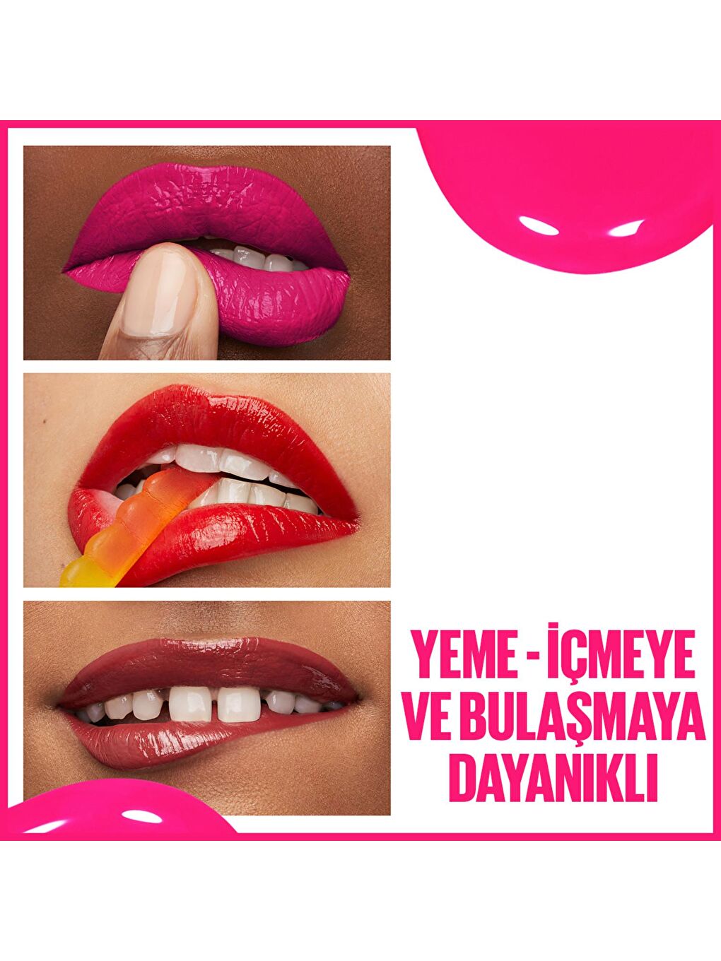 MAYBELLINE NEWYORK Pembe Super Stay Vinyl Ink Uzun Süre Kalıcı Likit Parlak Ruj 160 Sultry - 9