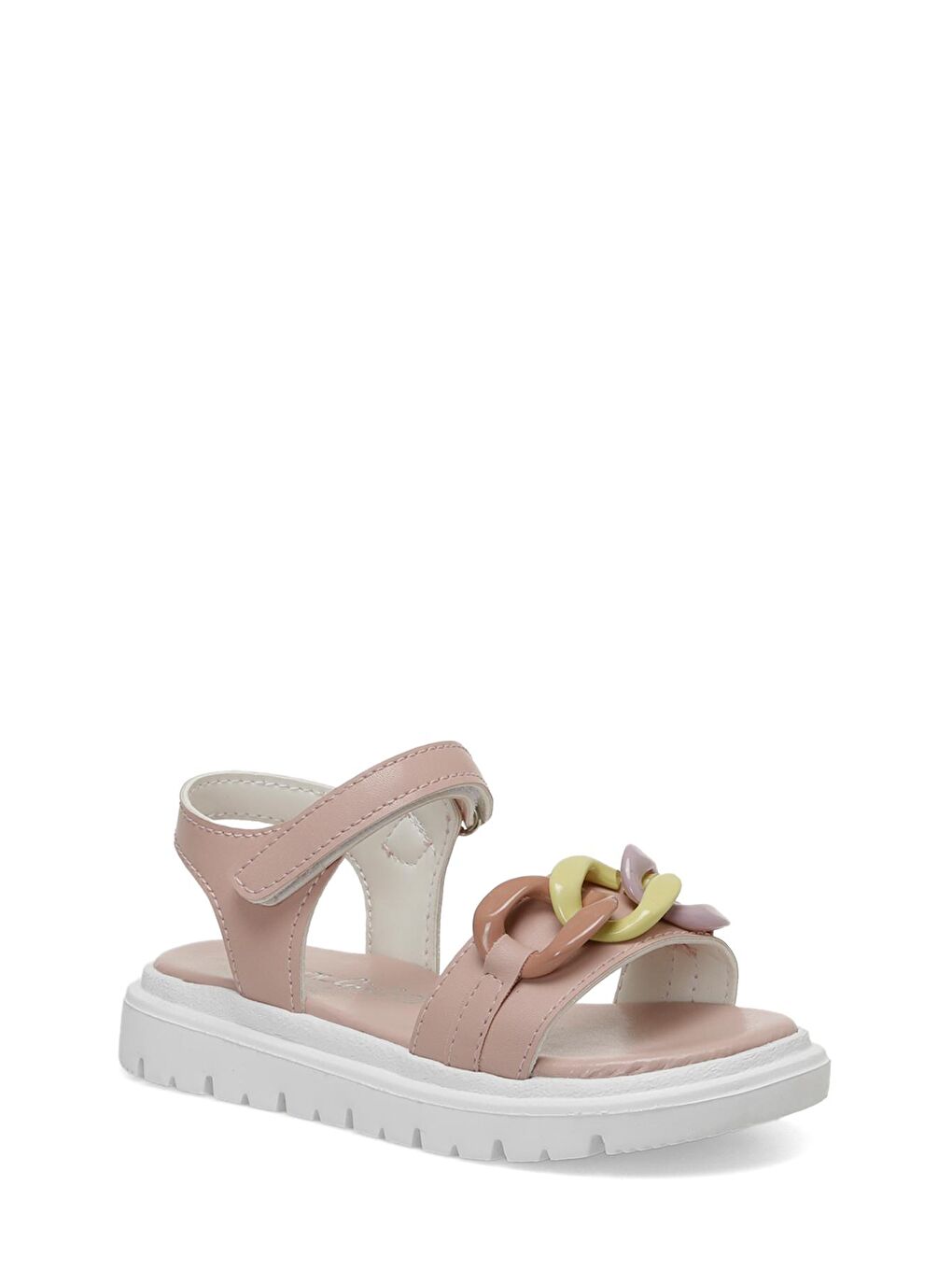 Pembe ZIN 4FX Pudra Kız Çocuk Sandalet-1
