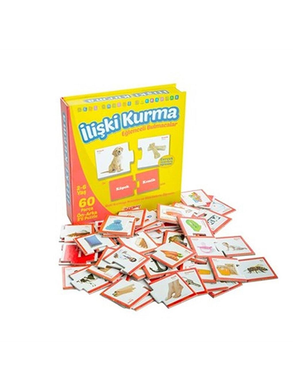 DIYTOY Karışık Okul Öncesi İlişki Kurma Eğlenceli Bulmacalar - 1