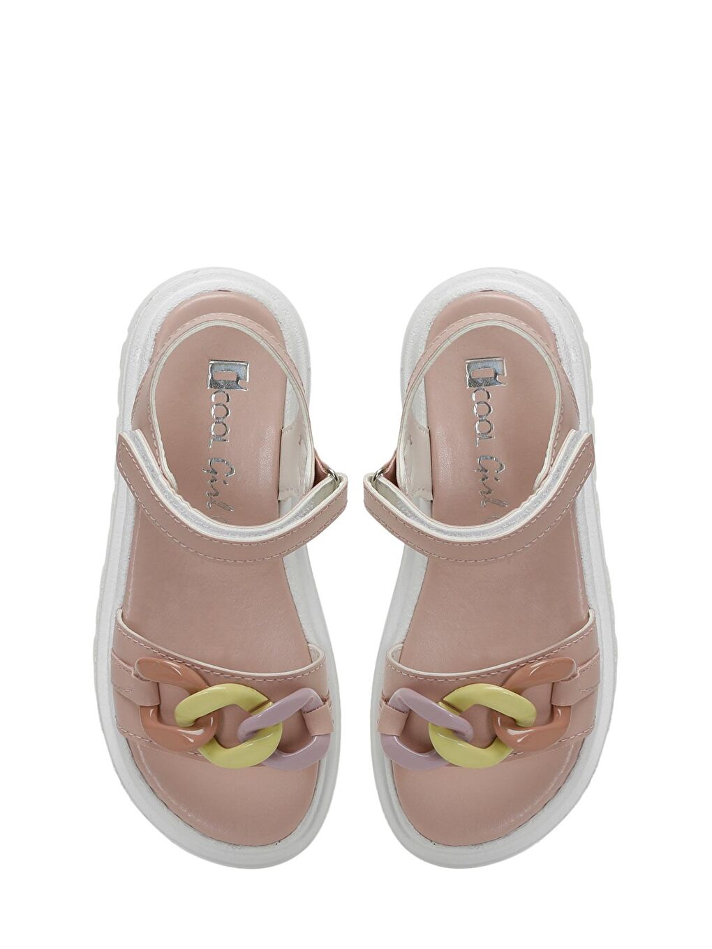 Pembe ZIN 4FX Pudra Kız Çocuk Sandalet-3