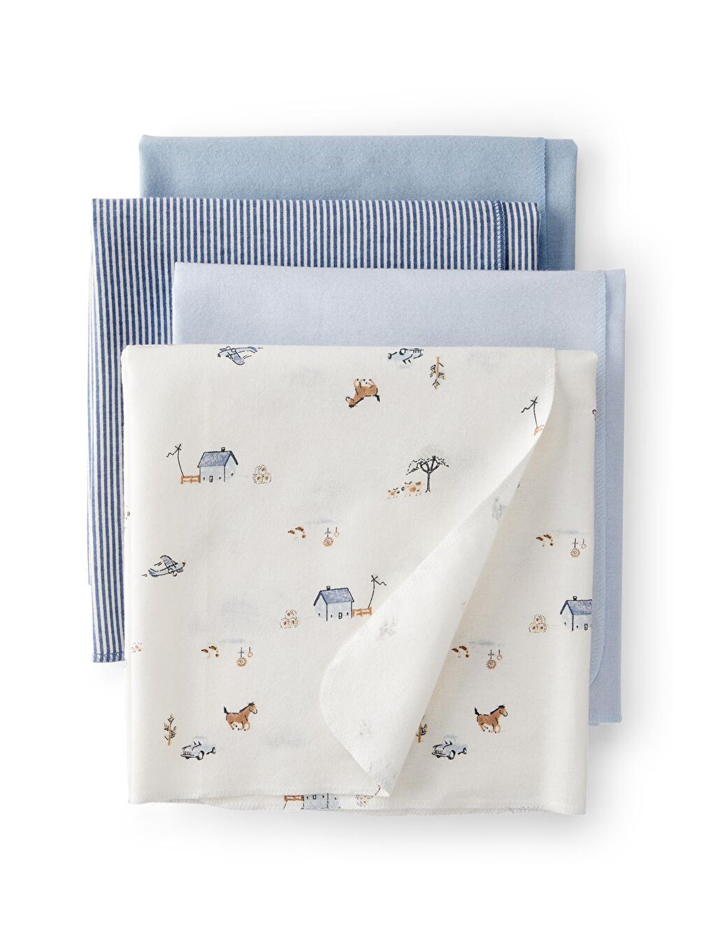 Siyah Erkek Bebek Desenli Battaniye