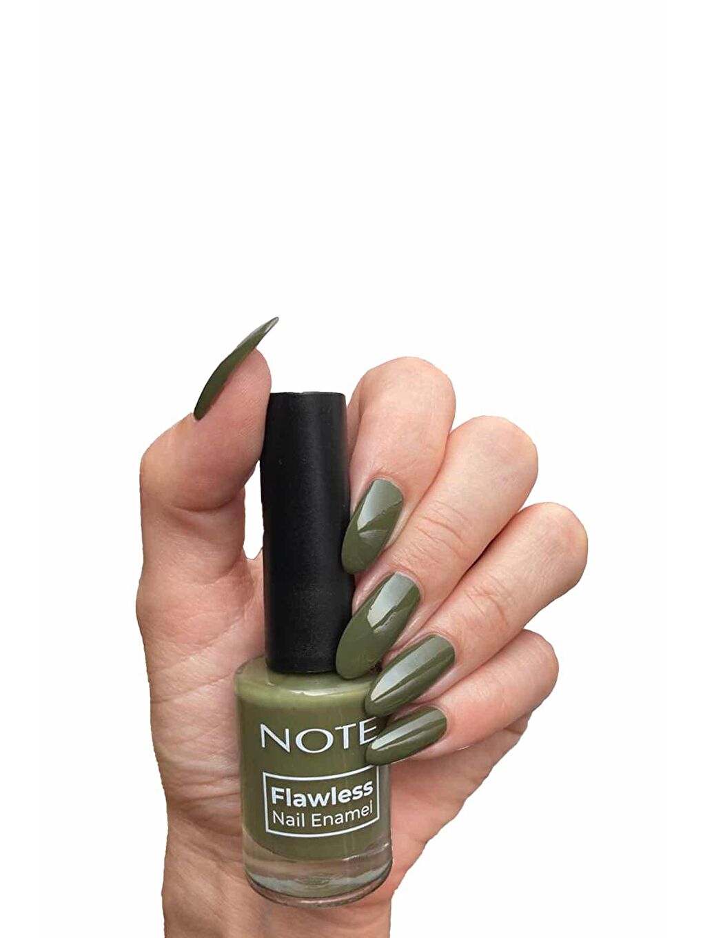 Note Cosmetique Yeşil Nail Flawless Oje 18 My Camouflage - Yeşil - 1