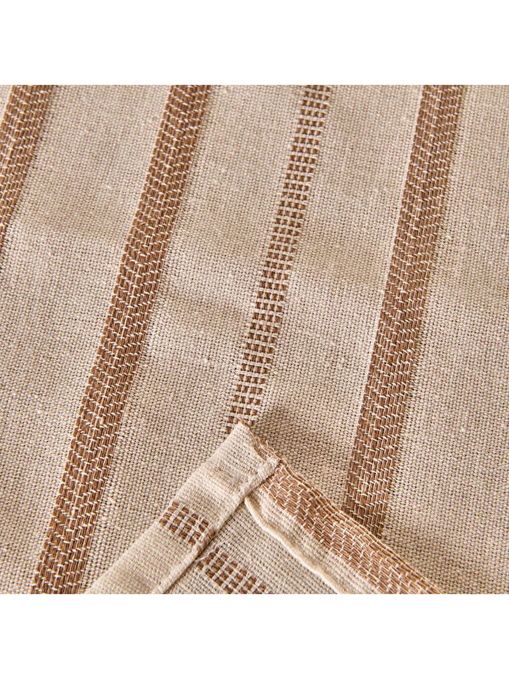Soft Herringbone Runner - Ekru / Bej - 50x130 cm-1