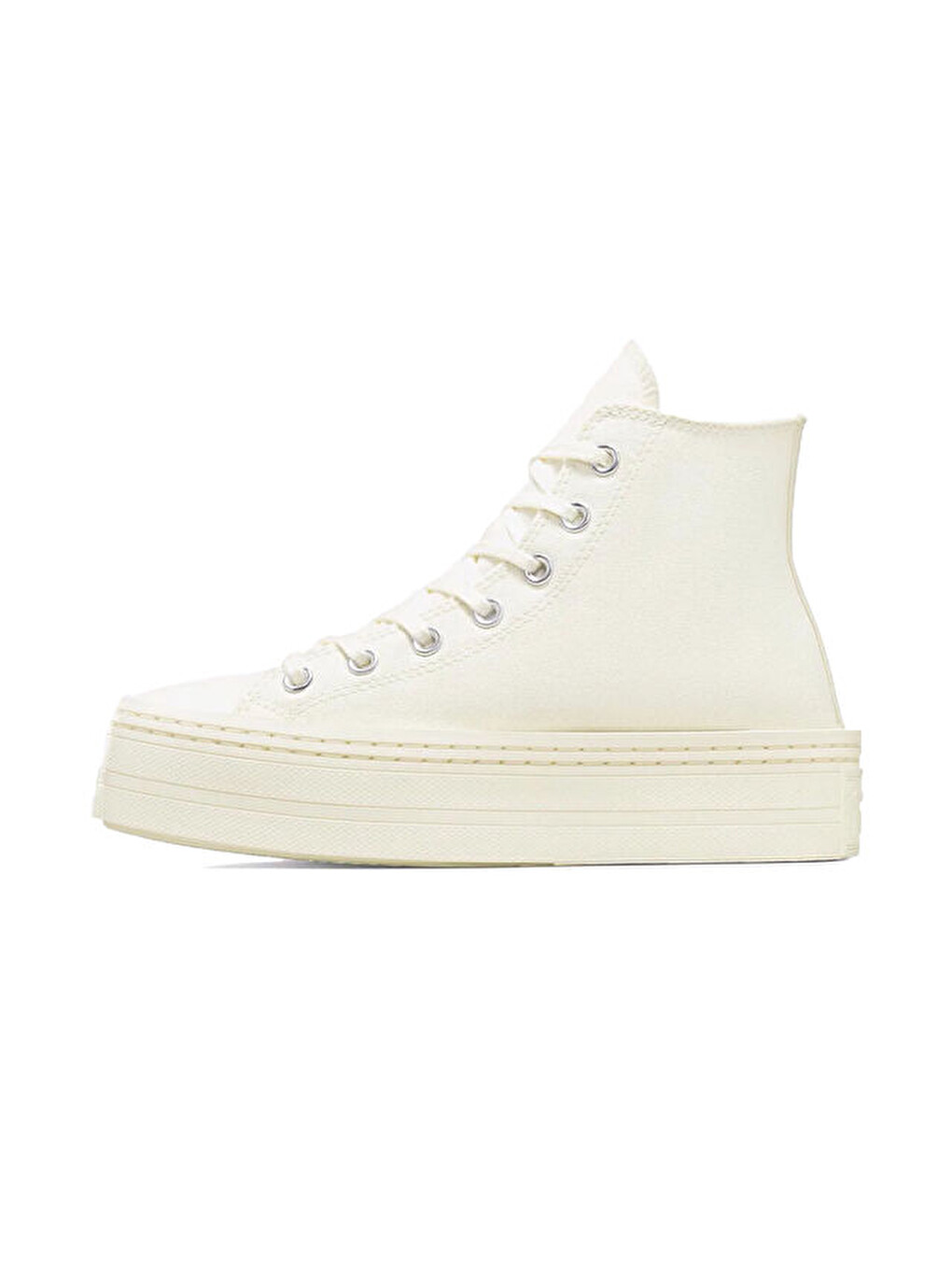 Ekru Chuck Taylor All Star Modern Lift Platform Canvas Kadın Günlük Ayakkabı A06140c Krem-1