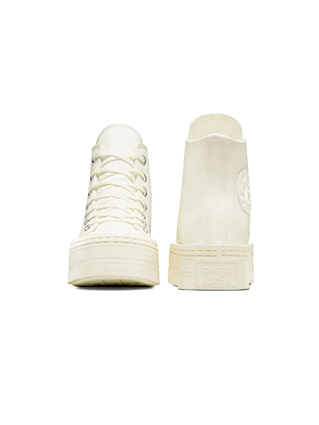 Ekru Chuck Taylor All Star Modern Lift Platform Canvas Kadın Günlük Ayakkabı A06140c Krem-3