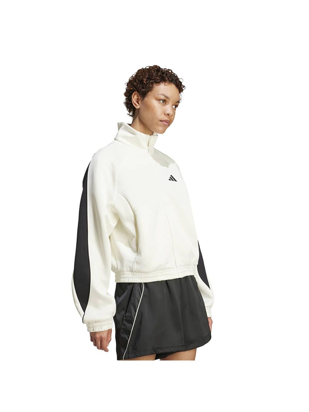 Stadium Kadın Beyaz Dik Yaka Ceket-2