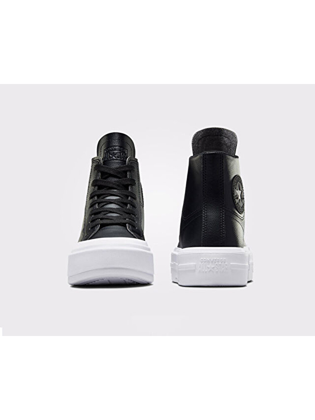 Chuck Taylor All Star Cruise Leather Kadın Platform Deri Günlük Ayakkabı A06143c Siyah-8