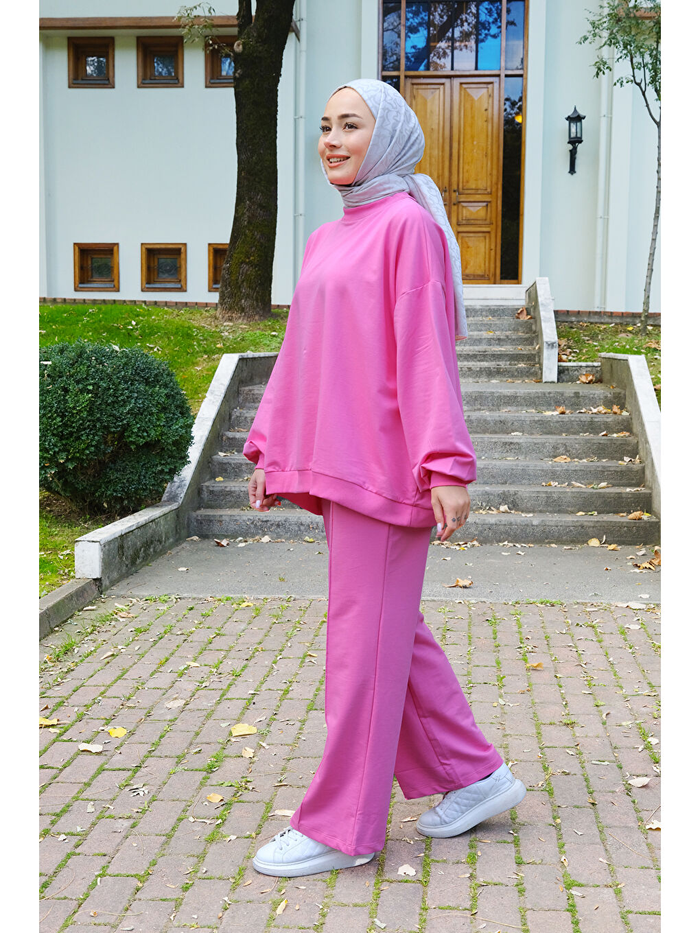 Locco Moda Salaş İkili Takım Pembe - 1