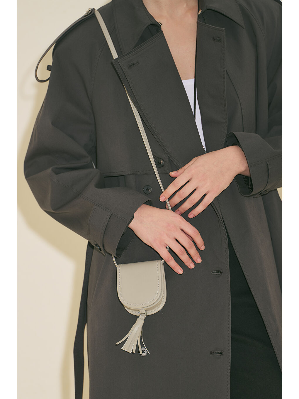 Zoey Mini Çanta Gri