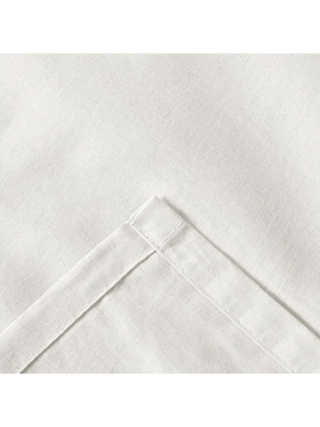 Soft Basic Tek Kişilik Düz Kenar Çarşaf - Beyaz - 160x240 cm-2