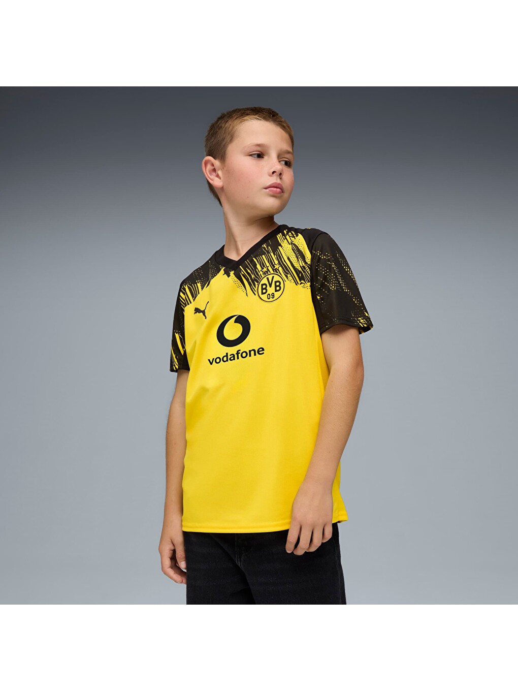 Sarı BORUSSIA Dortmund 25/26 Genç İç Saha Forması-5