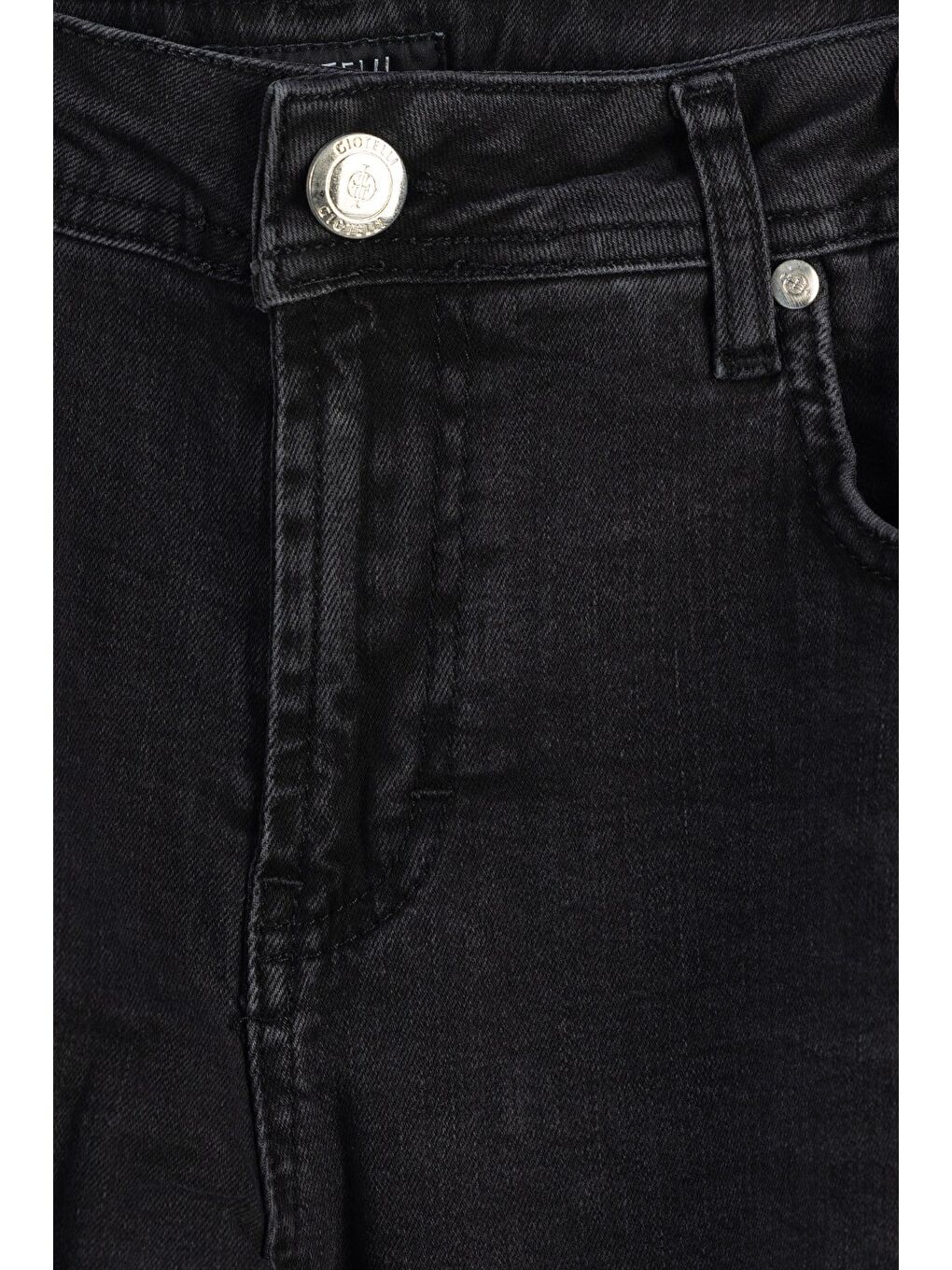 Giotelli Erkek Antrasit Dar Kesim Slim Fit Pamuklu Beş Cep Denim Pantolon-4