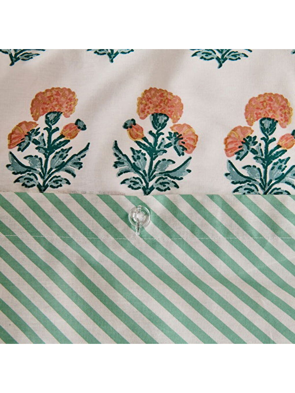 Soft Franky Çift Kişilik Nevresim Takımı - Beyaz / Renkli-1