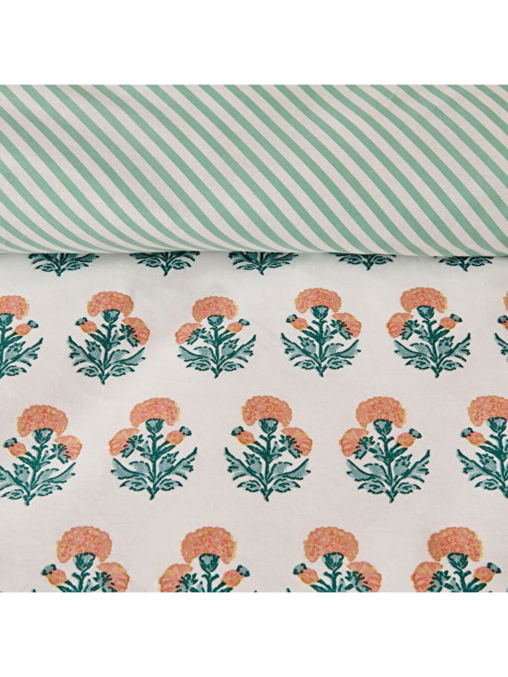 Soft Franky Çift Kişilik Nevresim Takımı - Beyaz / Renkli-2