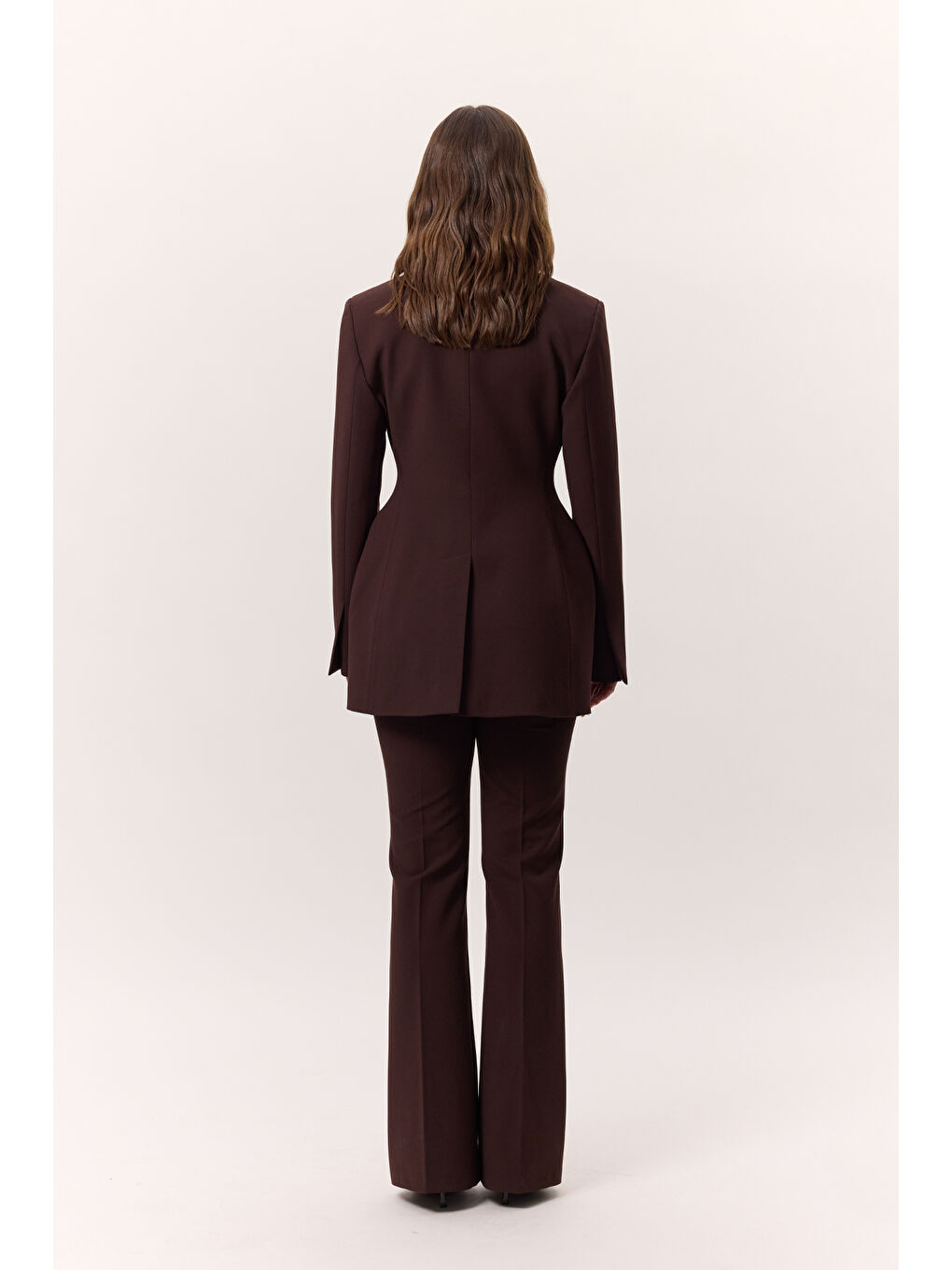 Premıum Vatkalı Fıt Ceket Kahverengi-7